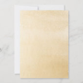 Invitation Un Baby shower Fleur sauvage lapin Révélation de g (Dos)