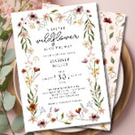 Invitation Un Baby shower Floral Un Petit Fleur sauvage<br><div class="desc">Préparez-vous à fêter votre joyeux lot de joie avec notre invitation de Baby shower "Un petit Fleur sauvage"! Parfait pour accueillir une petite fille, cet invitation apporte une touche de printemps et d'été dans les mains de vos invités avec ses magnifiques fleurs sauvages aquarelles. 🌸 Il s'agit d'une ambiance boho...</div>