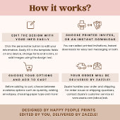 Invitation Un Baby shower Floral Un Petit Fleur sauvage