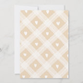 Invitation Un Baby shower lunatique d'oie (Dos)