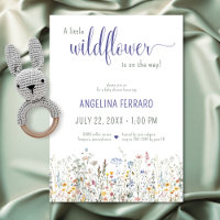 Un Baby shower Nature Un Peu Fleur sauvage
