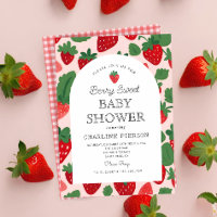 Un Baby shower rose fraise Berry
