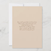 Invitation Un Baby shower Safari un peu sauvage (Dos)