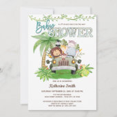 Invitation Un Baby shower sauvage (Devant)