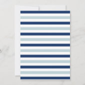 Invitation Un Baby shower Tout Étoiles, Blue High Top Baskets (Dos)