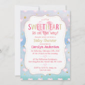 Invitation Un Baby shower Un Peu Chéri (Devant)