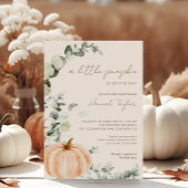 Invitation Un Baby shower Un Peu Citrouille Et Neutre Pour Le