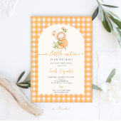 Invitation Un Baby shower Un Peu Cutie