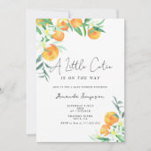 Invitation Un baby shower Un Peu Cutie (Devant)