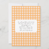 Invitation Un Baby shower Un Peu Cutie (Dos)