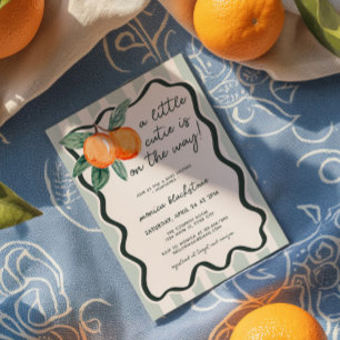 Invitation Un Baby shower Un Peu Cutie De L'Équilibre Entre L