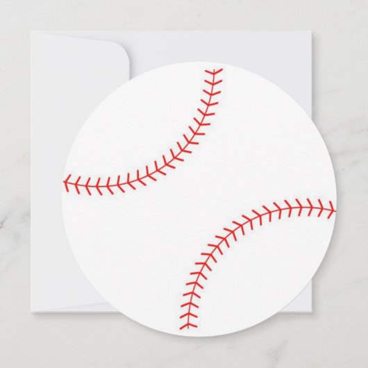 Invitation Un Baby shower Un Peu Slugger (Dos)