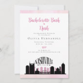 Invitation Un bassin à Nash Bachlorette (Devant)