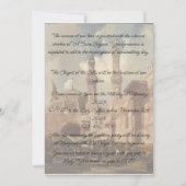 Invitation Un bazar du Caire est l'arrière - plan pour (Devant)