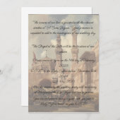 Invitation Un bazar du Caire est l'arrière - plan pour (Devant / Derrière)