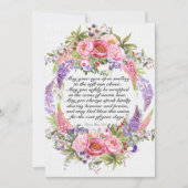 Invitation Un Beau Jour Pour Un Mariage (Devant)