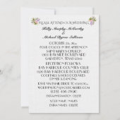 Invitation Un Beau Jour Pour Un Mariage (Dos)