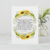 Invitation Un Beau Jour Pour Un Mariage - (Debout devant)