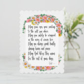 Invitation Un Beau Jour Pour Un Mariage - Voir Retour (Debout devant)