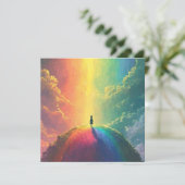 Invitation Un beau rêve (Debout devant)