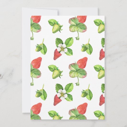 Invitation Un Bébé Berry Sweet Est En Route Pour Bébé Brunch (Dos)