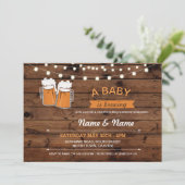 Invitation Un bébé brassant une bière brassée illumine le Inv (Debout devant)