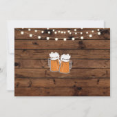 Invitation Un bébé brassant une bière brassée illumine le Inv (Dos)