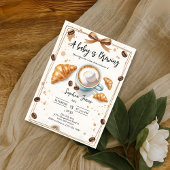 Invitation Un bébé brasse Brunch & Baby shower café