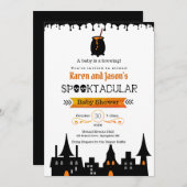 Invitation Un bébé brasse du baby shower (Devant / Derrière)