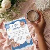 Invitation Un Bébé Brasse Du Baby shower De Café