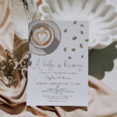Invitation Un Bébé Brasse Du Baby shower De Café