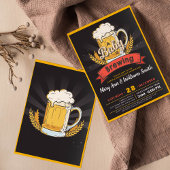 Invitation Un bébé brasse du baby shower pour les couples de 