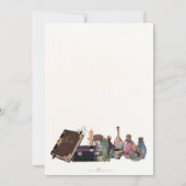 Invitation Un bébé brasse Éffrayante douche d'Halloween (Dos)