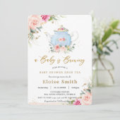 Invitation Un bébé brasse le Baby shower de la fête du thé (Debout devant)