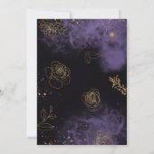 Invitation Un bébé brasse le Baby shower Éffrayant d'Hallowee (Dos)