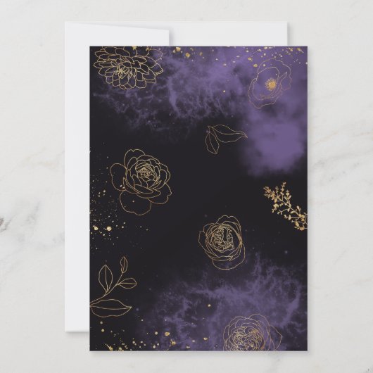 Invitation Un bébé brasse le Baby shower Éffrayant d'Hallowee (Dos)