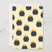 Invitation Un bébé brasse un baby shower de sorcière (Dos)