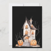 Invitation Un bébé brasse un baby shower gothique (Dos)