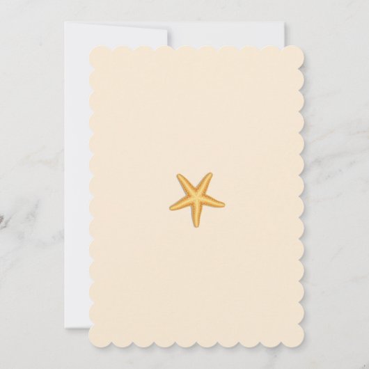 Invitation Un Bébé De Plage Est En Route ! (Dos)