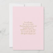 Invitation Un bébé doux fille Hydrangea Baby shower Invitatio (Dos)