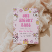 Invitation Un bébé Éffrayant Super Halloween 1er anniversaire