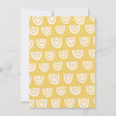 Invitation Un bébé est en train de brasser, Baby shower de bé (Dos)