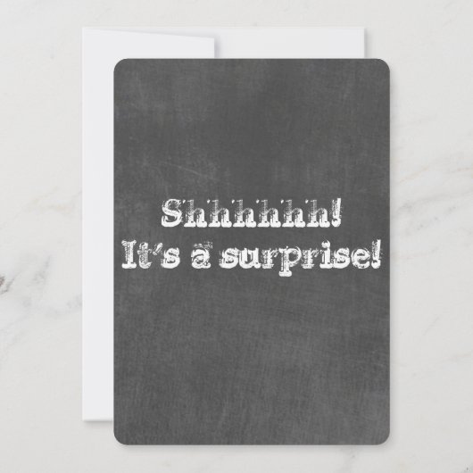 Invitation Un bébé est en train de brasser (fille)! (Dos)