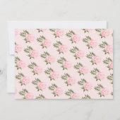 Invitation Un bébé est en train de brasser le Baby shower de  (Dos)