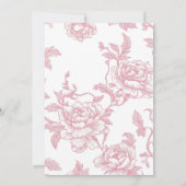 Invitation Un bébé est en train de brasser le Baby shower de (Dos)