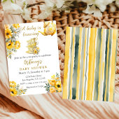 Invitation Un bébé est en train de brasser le Baby shower de 