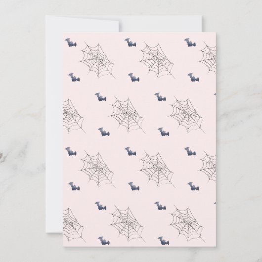 Invitation Un bébé est en train de brasser l'invitation d'Hal (Dos)