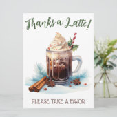 Invitation Un bébé est en train de brasser, vacances Iced Caf (Debout devant)