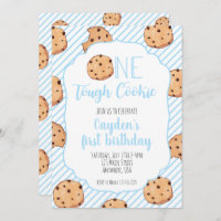 Un biscuit dur bleu premier anniversaire