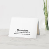 Invitation Un bon nombre d'amour en peu de paquet (Dos)